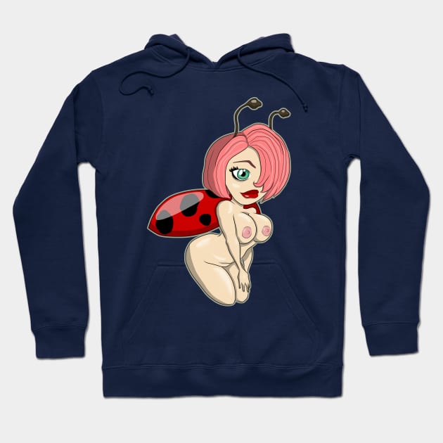 ladybug Hoodie by bobgoodallart